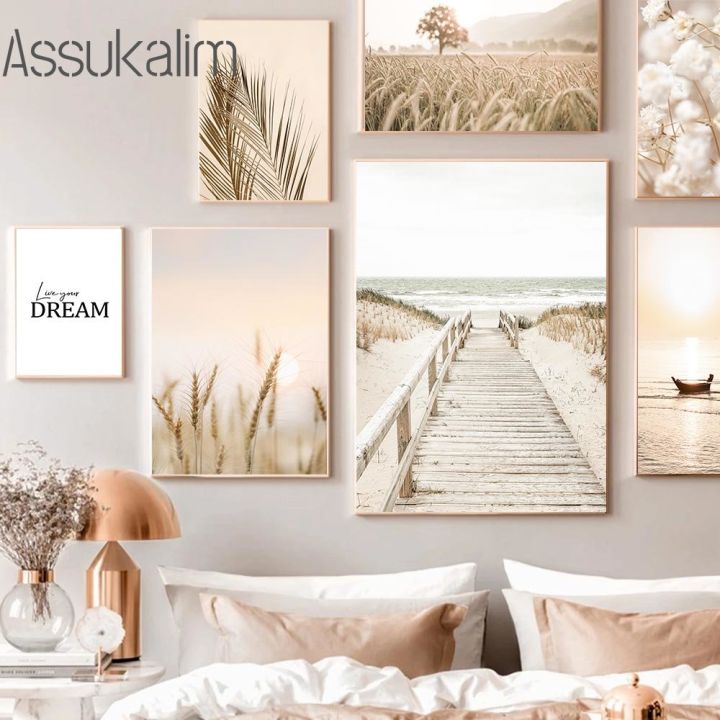 beige-landscape-wall-posters-bridge-art-prints-hay-reed-flowers-canvas-painting-nordic-wall-pictures-living-room-decoration-wall-d-cor