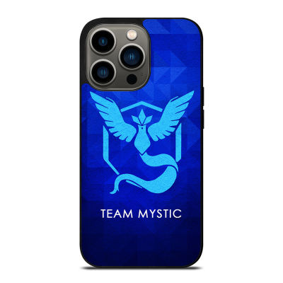 Team Mystic Pokemon Go Phone Case for iPhone 14 Pro Max / iPhone 13 Pro Max / iPhone 12 Pro Max / XS Max / Samsung Galaxy Note 10 Plus / S22 Ultra / S21 Plus Anti-fall Protective Case Cover 227