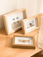 [Fast delivery] High-end Nordic three-dimensional hollow photo frame set table exquisite 6 inches 7 inches 8 inches baby washing photo hanging wall diy dried flower photo frame