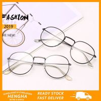 2019 New Fashion Round Metal Frame spectacles Clear Eyeglasses Women