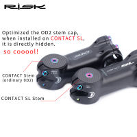 RISK Carbon headset bicycle stem Carbon Bicycle Stem Top Cap with Screw For 28.631.8 Steerer Fork Tube Caps Headset Cap Cover