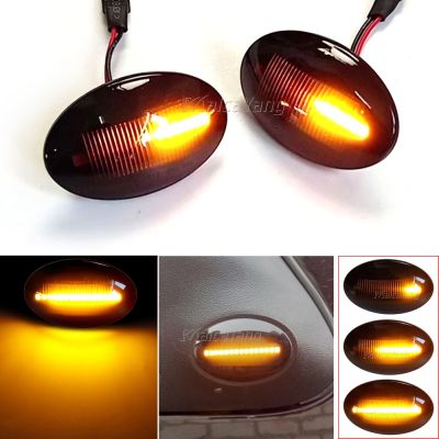 ◊℡ 2Pcs For Ford Fiesta III IV MK3 MK4 KA Mondeo I MK1 Transit Tourneo MK6 MK7 Flowing Turn Signal LED Dynamic Side Marker Light