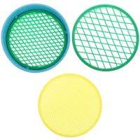 ป่าร้อน LIN431 - ™☁❅ Sifter Beach Sieves Kids Strainer Sifting Sieve Pan Garden Colorful Set Can Watering The Soil Mesh