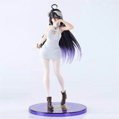 ZZOOI Overlord Albedo Anime Figure Dress Ver. Action PVC Toys Model Doll Overlord Albedo Statue Collection Gift