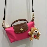 2023 New Womens Mini Dumpling longchampˉHandbag Nylon Short Handle Mobile Phone Bag with Shoulder Strap