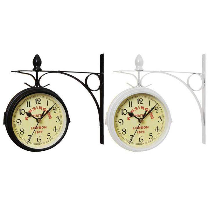 Antique Double Sided Wall Clock Decorative Retro Clock Retro Wall Clock