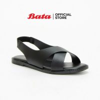 Bata Womens Mules Sandals รองเท้าส้นแบน เรียบหรู มีสไตล์ สำหรับผู้หญิง รุ่น Chanelle สีดำ 5616361 Ladiesflat