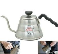 กาดริปกาแฟแสตนเลส 1000 ml มีฝาปิด กาแฟดริป กาดริปกาแฟสด Drip Coffee Kettle ZB-2913 กาชงกาแฟดริป 1 ลิตร **ลดพิเศษ !!!**