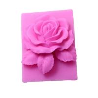 แม่พิมพ์ซิลิโคน ตัวปั๊มกุหลาบ (คละสี) Rose Stamp Silicone  แม่พิมพ์สบู่ก้อนนวดสำหรับทำสบู่ DIY, การทำเทียน, ดินโพลิเมอร์