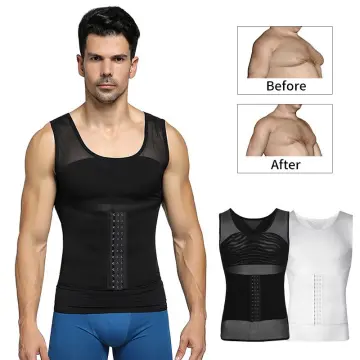 Men Slimming Shaper Posture Vest Male Tummy Abdomen Corrector