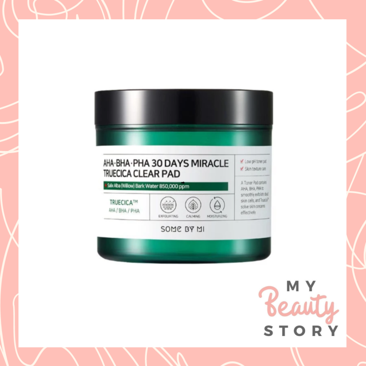 Some By Mi AHA BHA PHA 30 Days Miracle Truecica Miracle Clear Pad 125ml ...