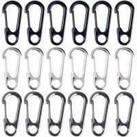 【CW】 10PCS Alloy Keychain Clasps Small Hanging Buckle for Camping Bottle