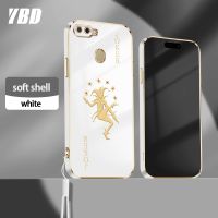 เคสโทรศัพท์ YBD สำหรับ OPPO A5S A7 A12 A11K F9 Pro ปรมินิมอลลิสต์โป๊กเกอร์เทรนด์แฟชั่นสไตล์เปลือกนิ่มพร้อมฟรีสายคล้อง