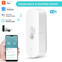 Tuya WiFi อุณหภูมิเซ็นเซอร์ความชื้น Smart Life APP Monitor Smart Home ทำงานร่วมกับ Alexa Home ไม่ต้องใช้ฮับ