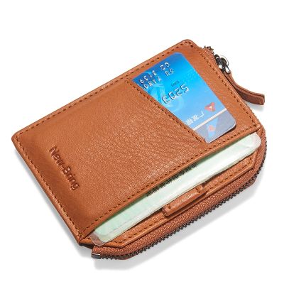 （Layor wallet）  NewBring 2019หนังซิปกระเป๋าสตางค์ชาย Minimalism กระเป๋าเงินบางผู้ถือบัตรสั้นชายคลัทช์ผู้ชาย39; S กระเป๋าสตางค์กระเป๋าเงินเหรียญ