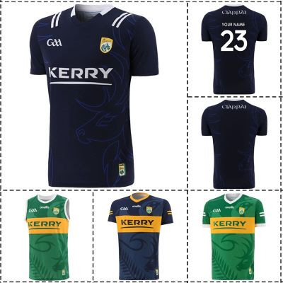 Goalkeeper Custom GAA Home Kerry （Print Jersey [hot]2023 2022 Name Mens Size:S-5XL Shirt Number）Top Rugby Quality