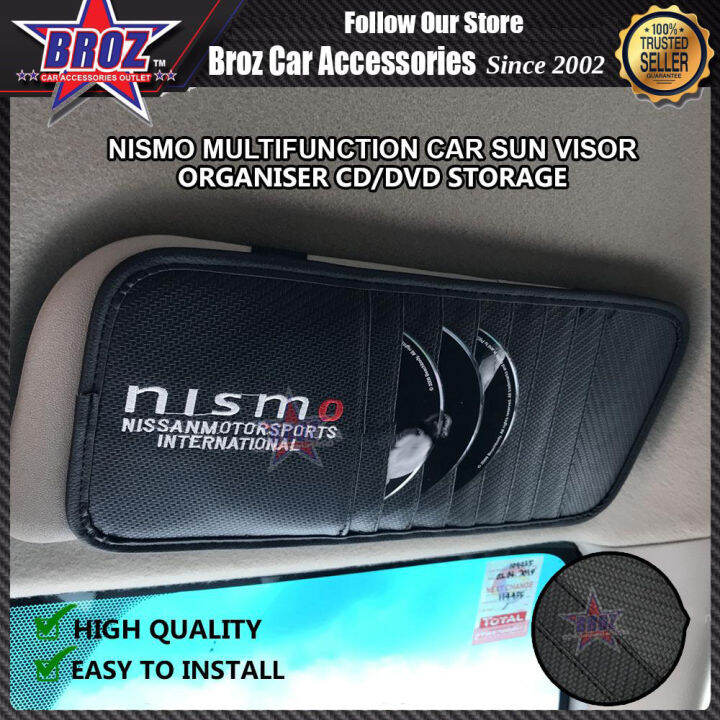Broz DVD CD Storage Car Sun Visor NISMO Multifunction Lazada