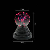 Novelty Glass Magic Plasma Ball Light USB ตารางไฟทรงกลม Nightlight ของขวัญเด็กสำหรับปีใหม่ Magic Plasma Night Lamp