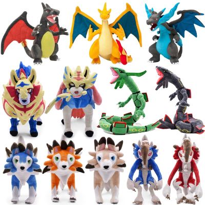 40 Styles Pokemon Plush Toy Dolls Shiny Charizard X &amp; Y Anime Figure Eevee Steelix Squirtle Snorlax Plush For Kids Gifts