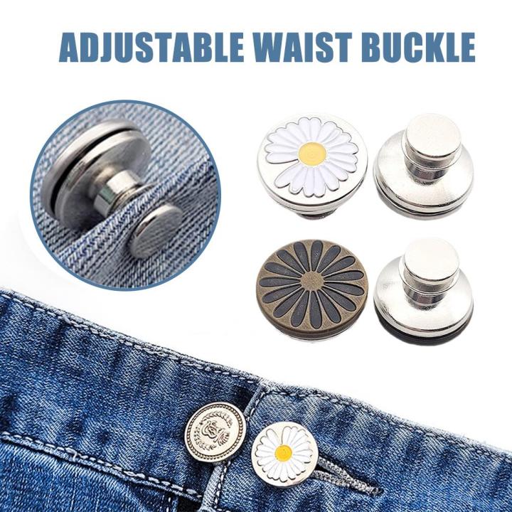 1PCS Adjustable Waist Button For Jeans Pants Detachable Button