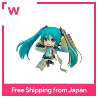 Nendoroid ตัวละครแกนนำชุด01 Hatsune โมเดลของเล่น Miku 10th ครบรอบปีตุ๊กตาขยับแขนขาได้ทำสี ABS และ PVC แบบไม่สเกล