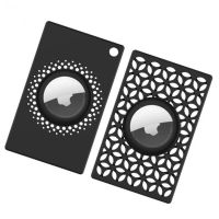 ✽☾℡ กระเป๋าใส่การ์ดขนาดสำหรับ Airtags Wallet Clip Wallet Tracker Holder สำหรับ GPS Locator Tracker Cover Case Anti-lost