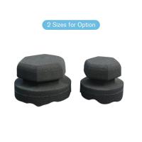 3-Piece Tire Dressing Applicator 3 Inch Durable Washable Reusable Car Detailing Foam Sponge Tire Cleaner Black