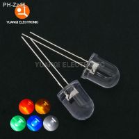 【LZ】❏♦△  10pcs F10 10mm LED 5 Colors Red Blue Yellow Green White Transparent 20mA 0.75W Ultra Bright Round LED Light Emitting Diode Lamp