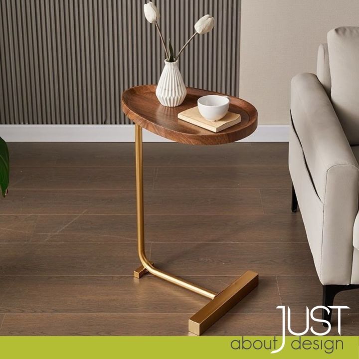 Sofa Tray Table 60cm High Side Table Couches and Bed Snack Table for