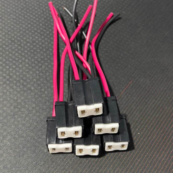 1pc H3 H7 Ceramic Base Bulb Socket Lamp Holder Male Connector Copper