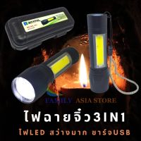 โปรโมชั่น ไฟฉายledชาร์จUSBขนาดพกพา APL-511สว่างมาก พร้อมไฟด้าน ปรับโหมด 3แบบ FLASHLIGHT:APL511(รุ่นสายคล้องมือ) ราคาถูก ไฟฉาย ไฟฉายLED ไฟฉายคาดหัว ไฟฉายแรงสูง