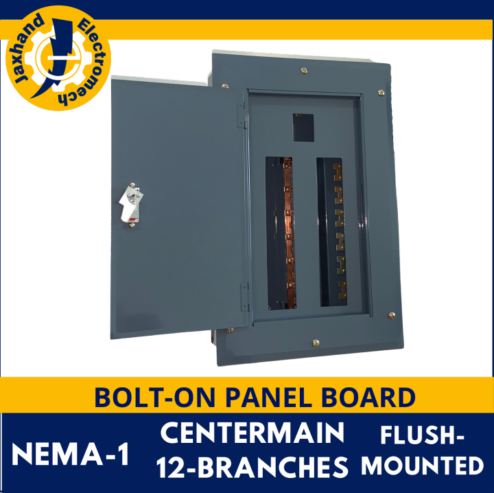 Panel Board 12 Branches BoltOn Type CenterMain FlushMounted Gauge