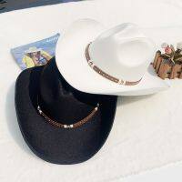 Cowboy Hat Autumn/Winter 2023 Willow Nail Belt Unisex Solid Jazz Hat Knight Western Cowboy Hat  Chapeu Cowboy Sombreros De Hombr