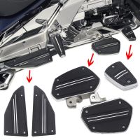 รางคู่ Lantai Rem ฝาครอบเหยียบรางคู่ Lantai Untuk Honda Wing GL 1800 F6B GL1800 2018 2019 2020 2021 Sepeda Motor