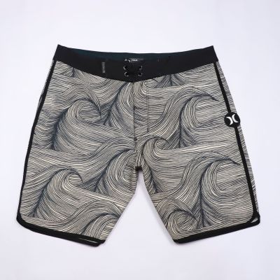 Hurley new mens beach wholesale European and elastic quick-drying fitness sports surfing swimming trunks first-hand source gnb