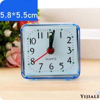 YJ★Square Small Bed Compact Travel Quartz Beep Alarm Clock