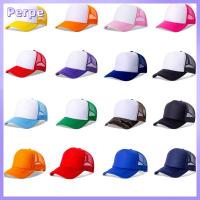 PERPE บุรุษสตรี หมวกแบน หมวกฤดูร้อน หมวก trucker หมวกเบสบอล Sunhat หมวกแก๊ป