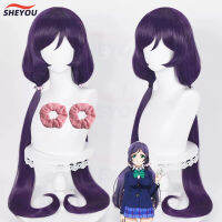 คุณภาพสูง Nozomi Tojo คอสเพลย์วิกผมอะนิเมะ LoveLive! รักสดยาวสีม่วงสีดำทนความร้อนวิกผมสังเคราะห์วิกผมหมวก