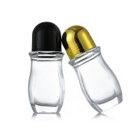 Refillable Glass Vials Perfume Clear Bottle Cosmetic Empty Glass Roll-on Bottle Deodorant Bottles With Roller Ball 30ml Travel Size Bottles Containers