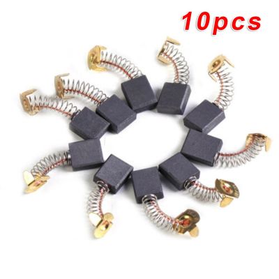 10pcs Electric Motor Carbon Brushes Power Tool Accessories For Rotary Hammer Circular Saw Cut-off Saw Angle Grinder Rotary Tool Parts Accessories