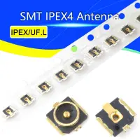 10PCS IPX4/IPEX4 Generation 4 Patch Antenna Base IPEX/U.FL SMT RF Coaxial WiFi Connector Generation 4 antenna board end