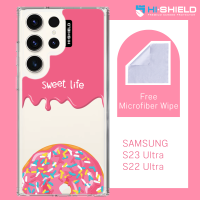 [S23ultra][S22ultra] HI-SHIELD Stylish เคสใสกันกระแทก Samsung S22ultra รุ่น Donut1