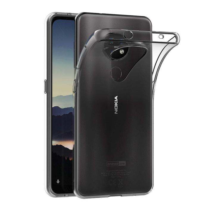 MaiJin Custodia per Nokia 3.2 (6,26 Pollici) Morbido TPU Cover Cristallo di Rocca Trasparente Anti Scivolo Protezione Posteriore Cover