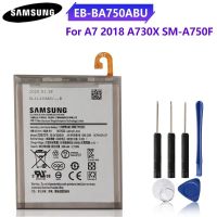 EB-BA750ABU โทรศัพท์ของแท้สำหรับ GALAXY A10 A7 2018 A105F A730X SM-A750F SM-A730X ของแท้3300MAh