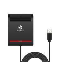 ZOWEETEK USB 2.0เครื่องอ่านการ์ดอัจฉริยะสำหรับ IC ที่เก็บบัตร EMV สำหรับคอมพิวเตอร์พีซีเครื่องอ่านการ์ด