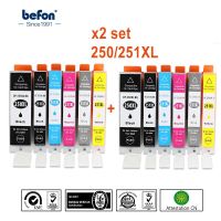 【100%-New】 TEENTOP Befon X2ชุด PGI 250 CLI 251 XL สำหรับ PGI250 CLI251หมึก IP7220 MG5420 MX922 722