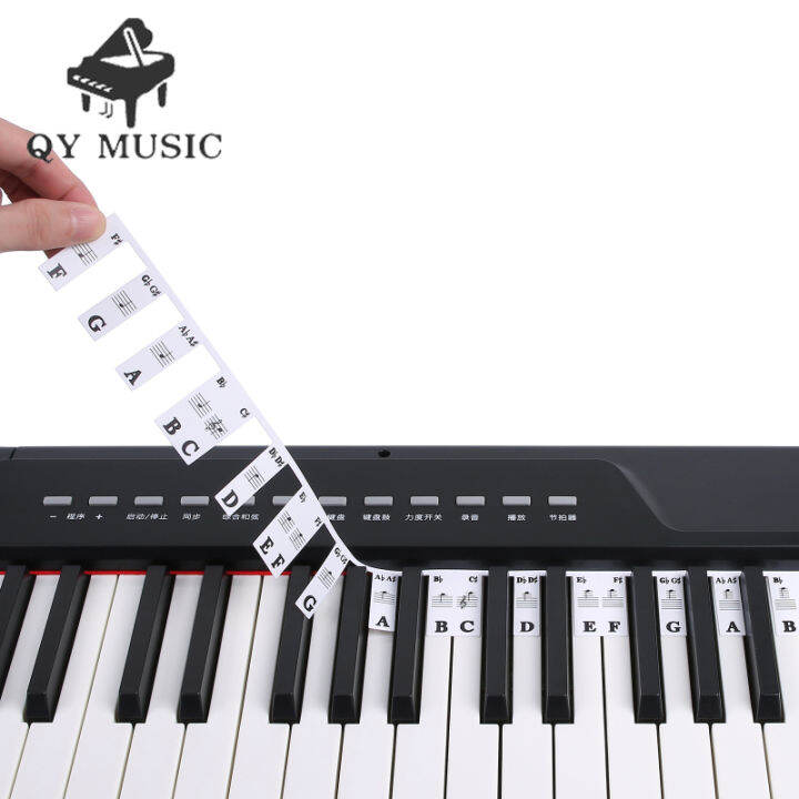 Piano Keyboard Note Labels 88 Keys / 61 Keys Removable Piano Notes ...