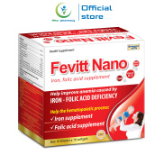 Viên uống bổ máu Fevitt Nano bổ sung Sắt, Acid Folic