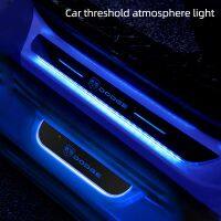 For Dodge Challenger caliber journey Ram 1500 Car LED Welcome Pedal Door Sill Pathway Light Car Multicolor door Light Accessorie