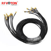 จัดส่งฟรี10ชิ้น Rf Connector SMA Plug To Elbow SMB หญิงแจ็คมุมขวาสำหรับ RG174สาย Assembly